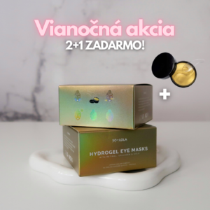 2+1 ZADARMO! Hydrogélové Masky s 24k zlatom (3ks)